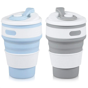 Silicone Collapsible Travel Cups (2pcs)