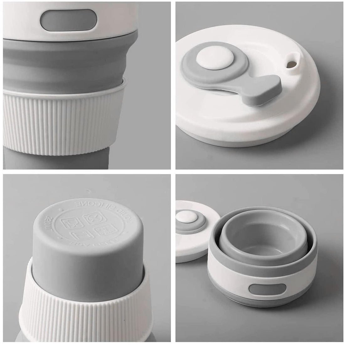 Silicone Collapsible Travel Cups (2pcs)