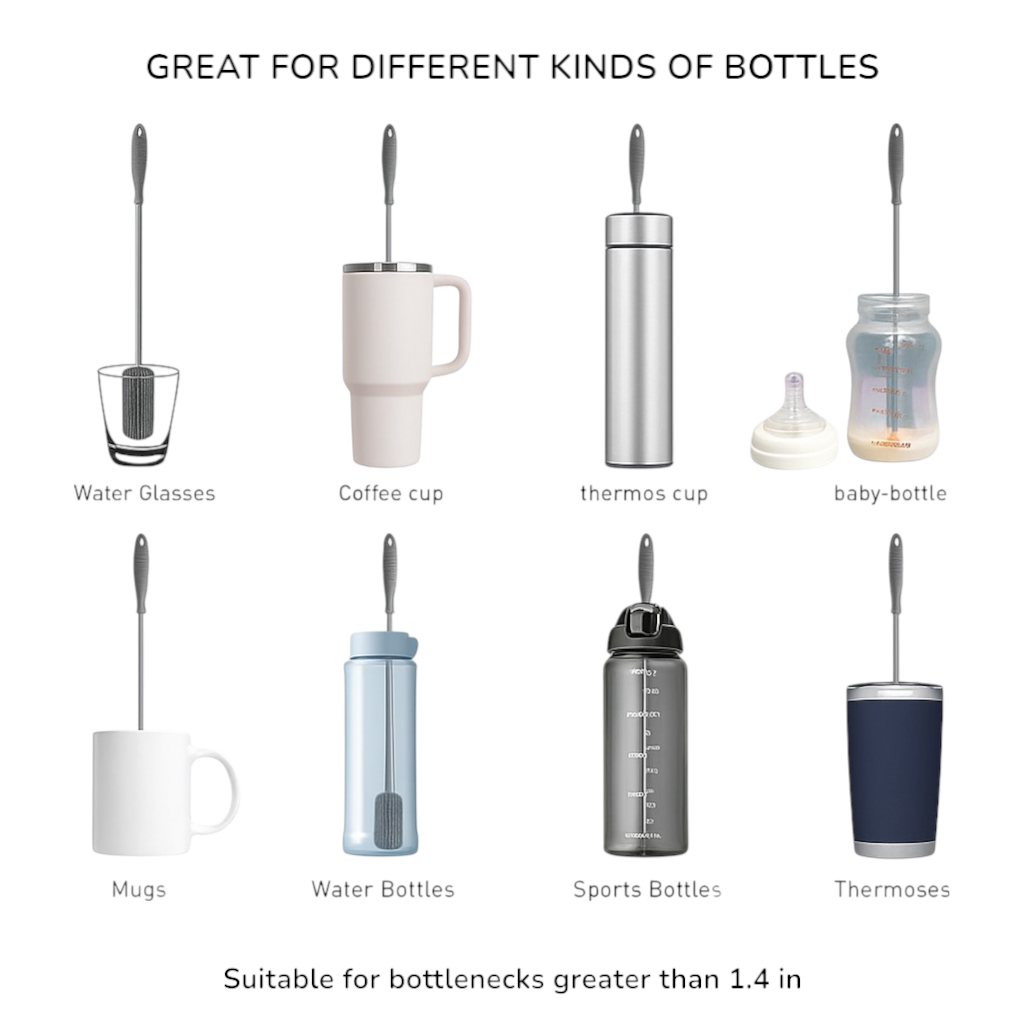 Silicone Brush Bottle Cleaner