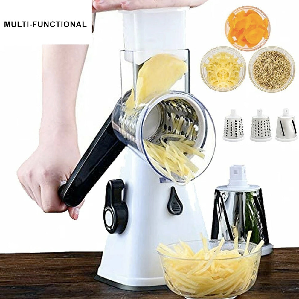 Multi-Functional Stainless Steel Grater & Slicer