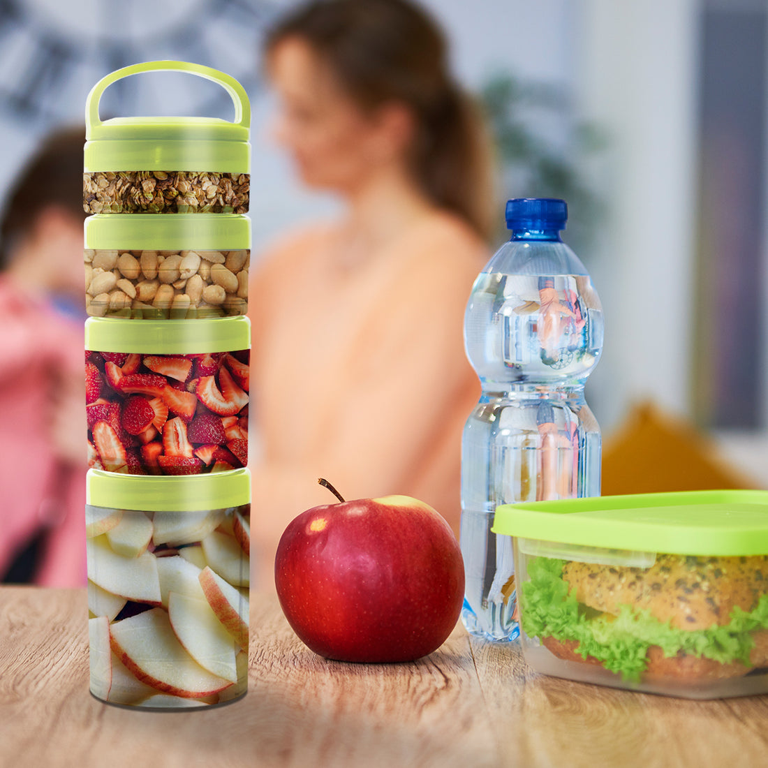 Stackable Leak Proof Containers (2sets)